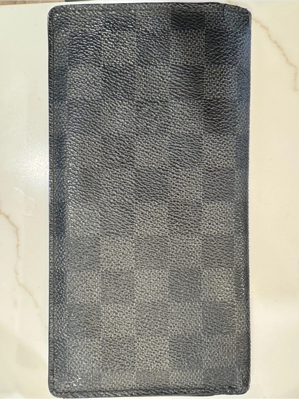 AUTHENTIC Louis Vuitton LV Taiga Leather Long Bifold Vintage Wallet Match Bag!